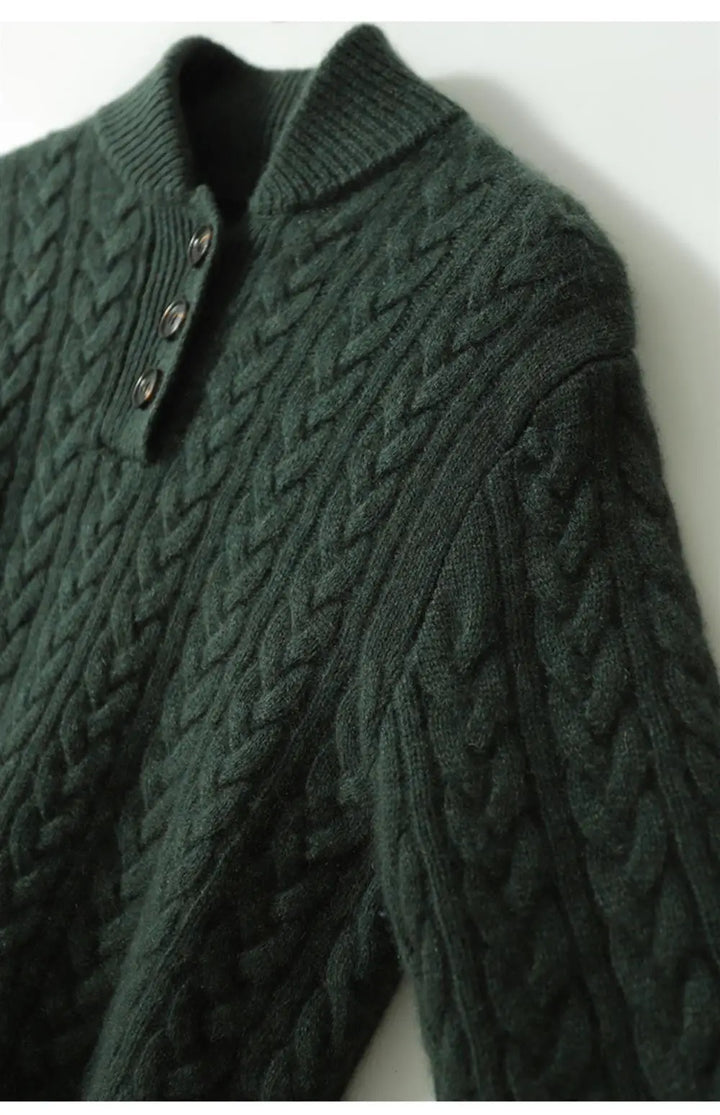 Arden Sweater with Button Front