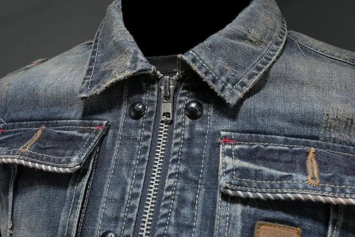 Manfred - Vintage-Inspired Denim Jacket