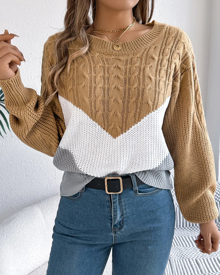 Chloe - The Chevron Knit Jumper