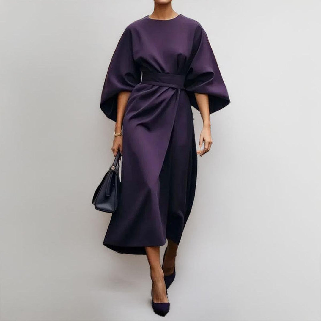 Katarzyna | Maxi Dress Featuring Elegant Kimono Sleeves
