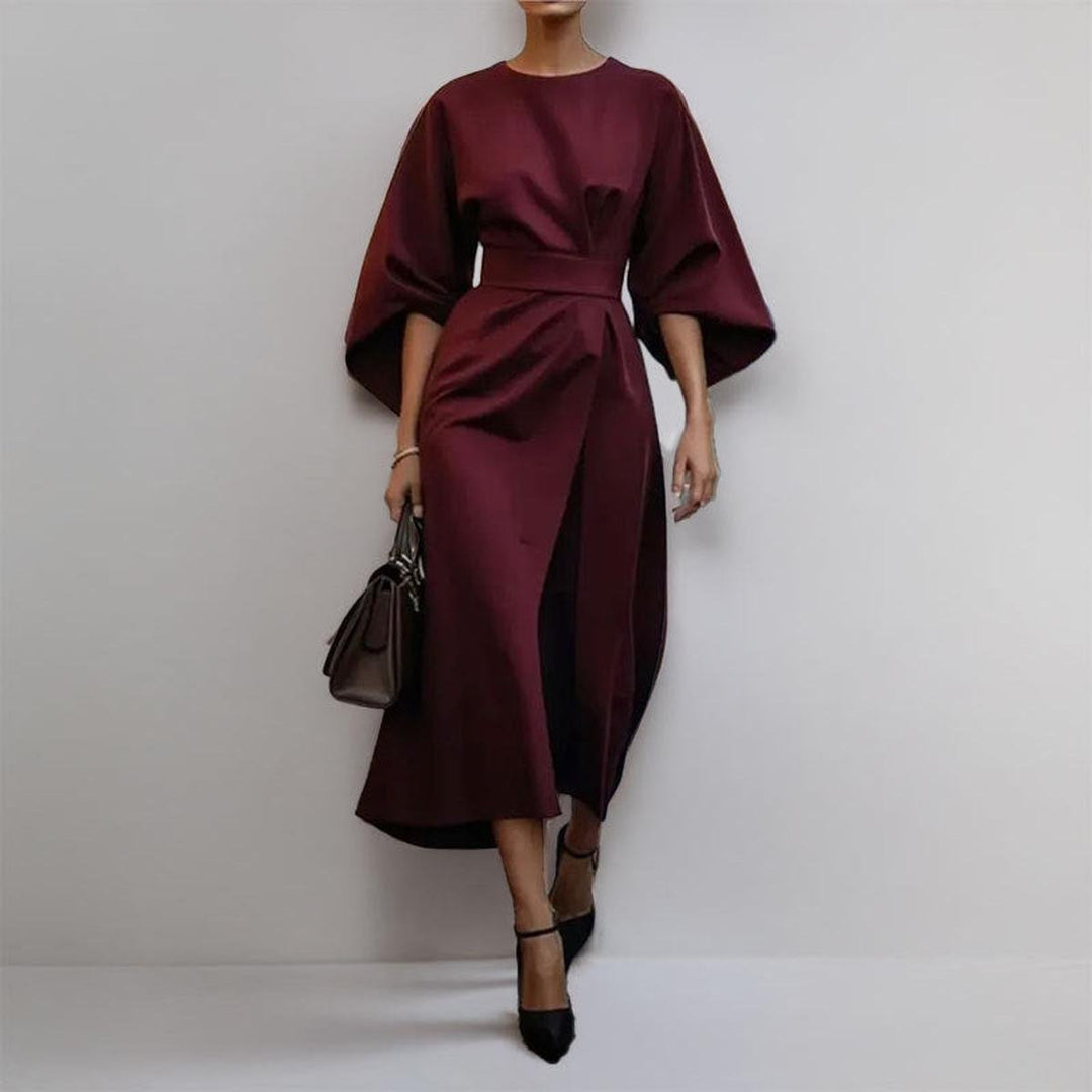 Katarzyna | Maxi Dress Featuring Elegant Kimono Sleeves