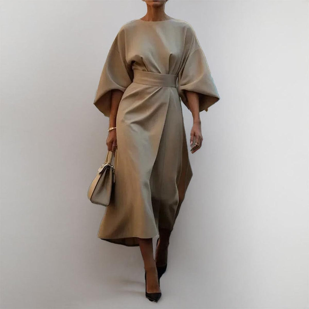Katarzyna | Maxi Dress Featuring Elegant Kimono Sleeves