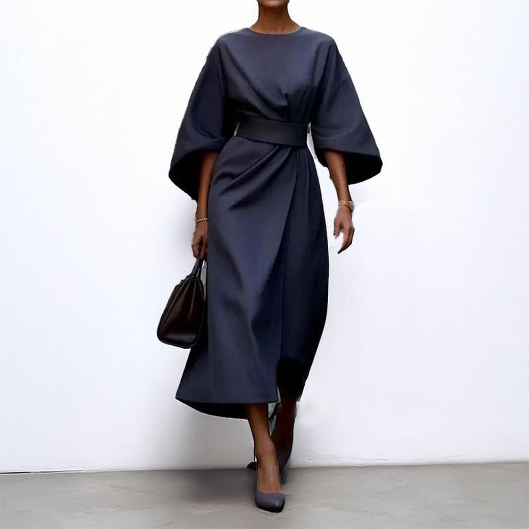 Katarzyna | Maxi Dress Featuring Elegant Kimono Sleeves