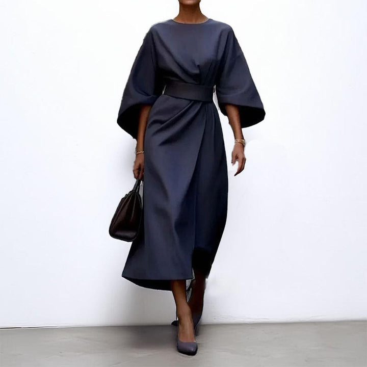 Katarzyna | Maxi Dress Featuring Elegant Kimono Sleeves