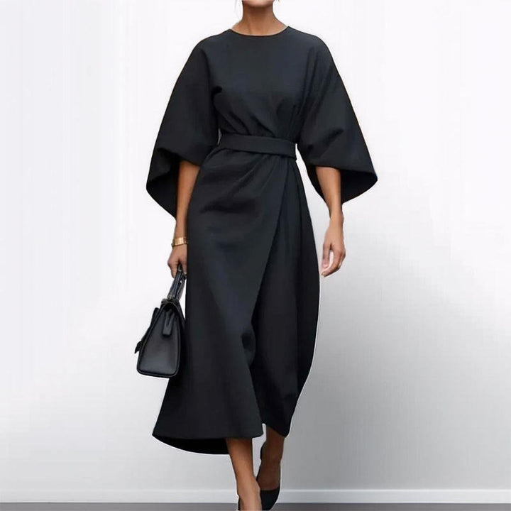 Katarzyna | Maxi Dress Featuring Elegant Kimono Sleeves