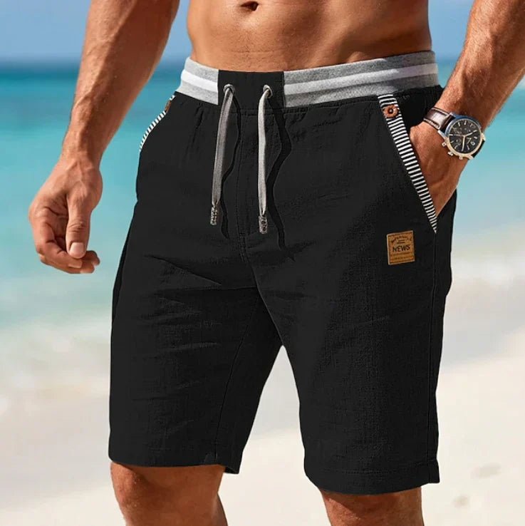 Men's Shorts with Drawstring and Pockets