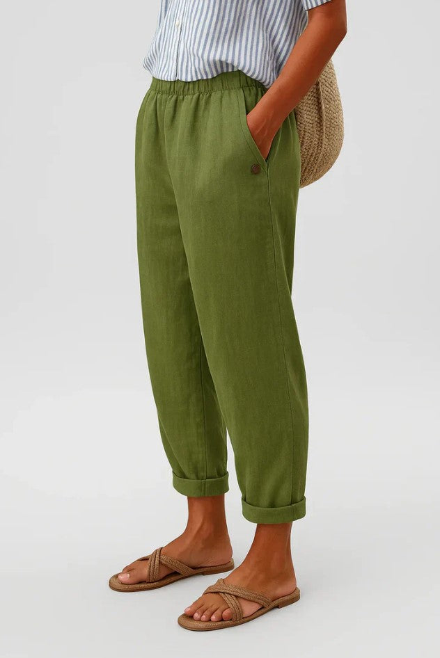 Romina™ Classic Linen Trousers