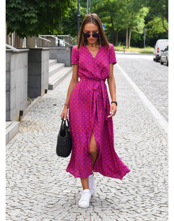 Leanne | Women's Elegant Tummy Covering Midi Dress