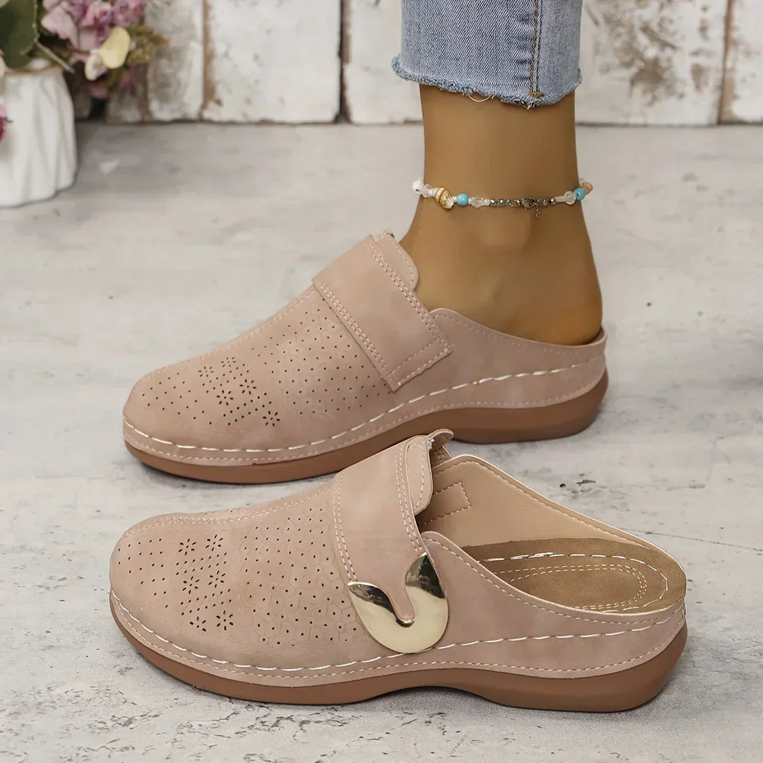 Caprielle™ Chic Shock-Absorbing Heeled Sandals