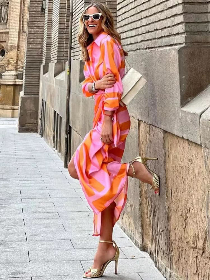 Rita™ - Eye-catching Printed Wrap Dress