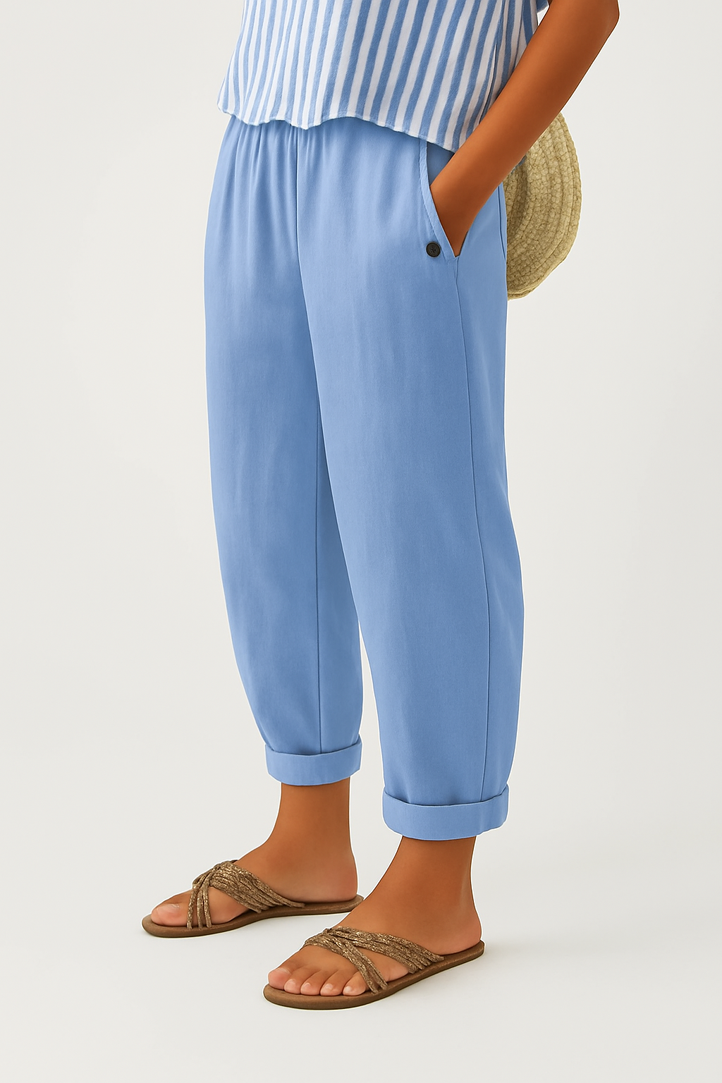 Romina™ Classic Linen Trousers