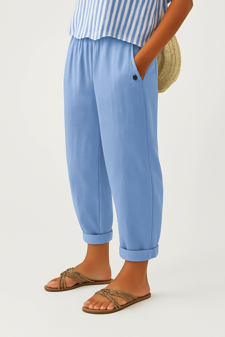 Romina™ Classic Linen Trousers