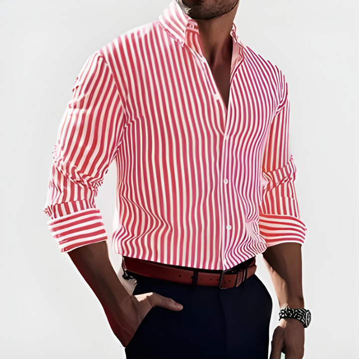 Riley™ – Elegant Striped Shirt