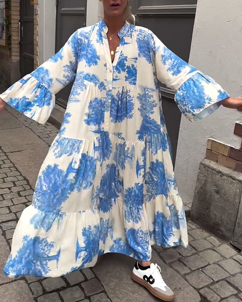Diana™ - Comfy Patchwork Maxi Dress