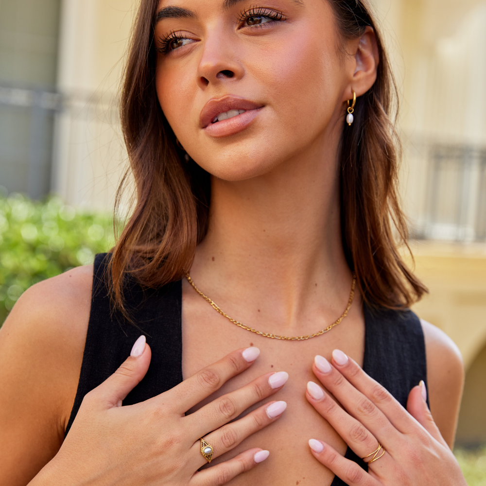 Aitana - Vintage Pearl Ring