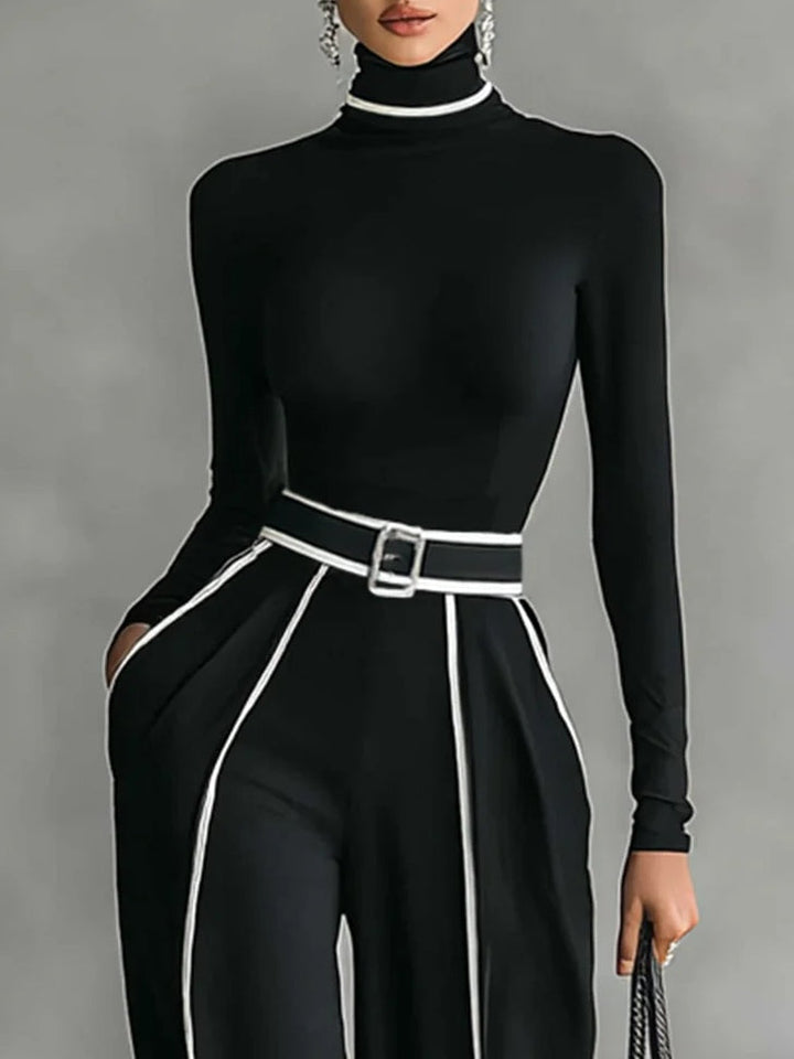Alina – Two-Piece Set with High Collar