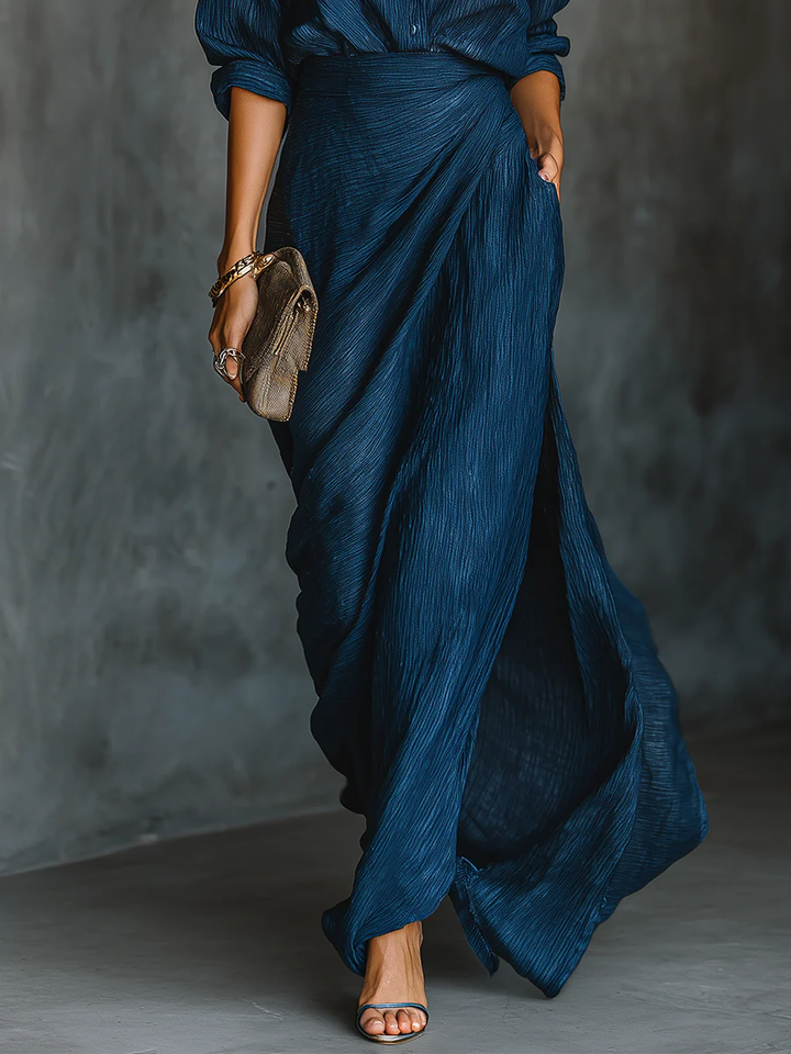 Sky  | Navy Two-Piece Set