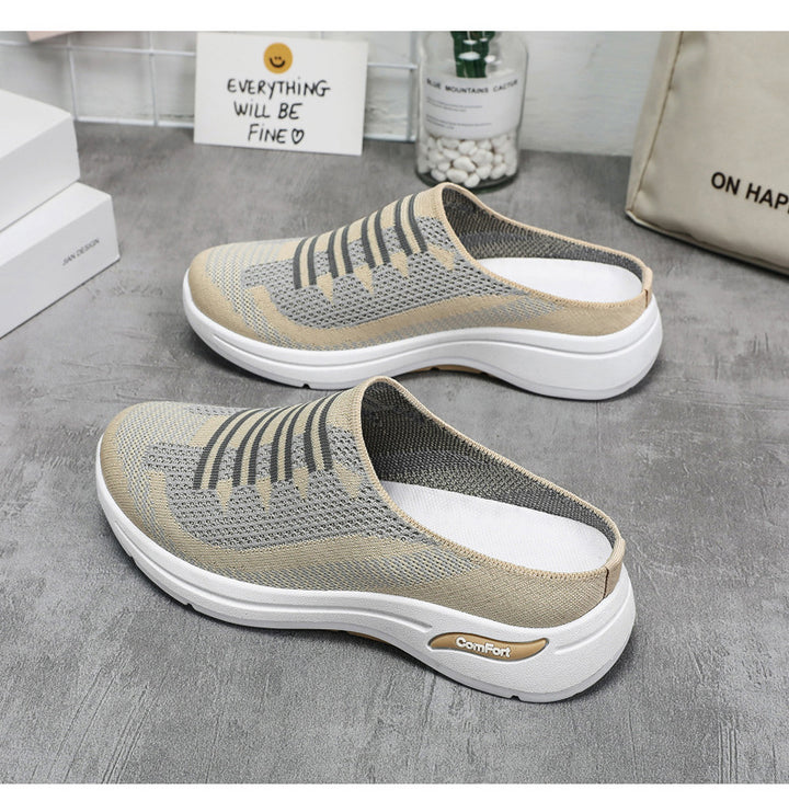 Chic and Breathable Women's Slip-On Mesh Sneakers
