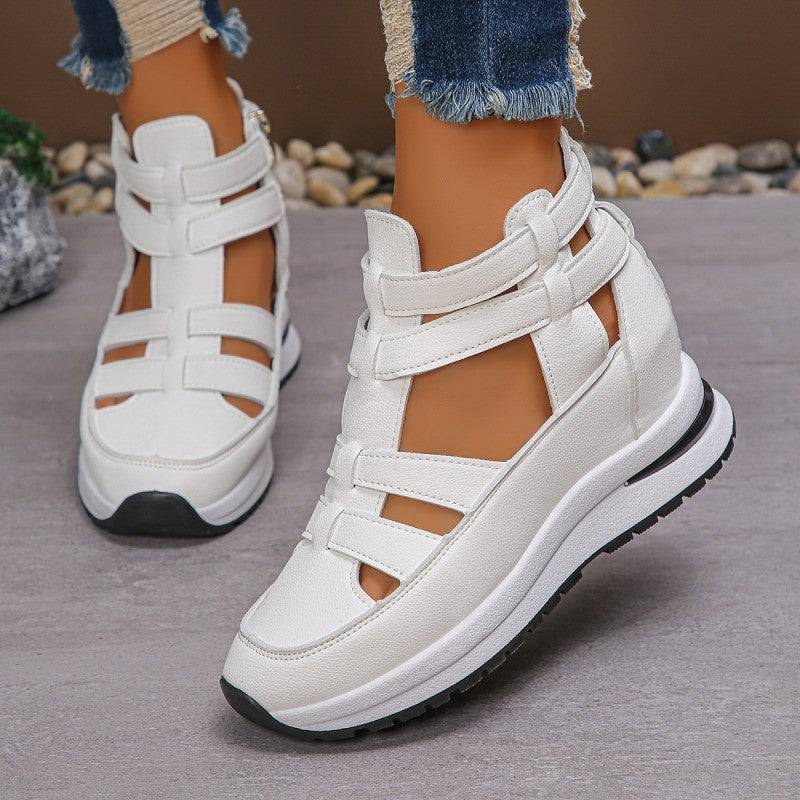 Lightweight Wedge Sandals with Side Zip for Ultimate Comfort