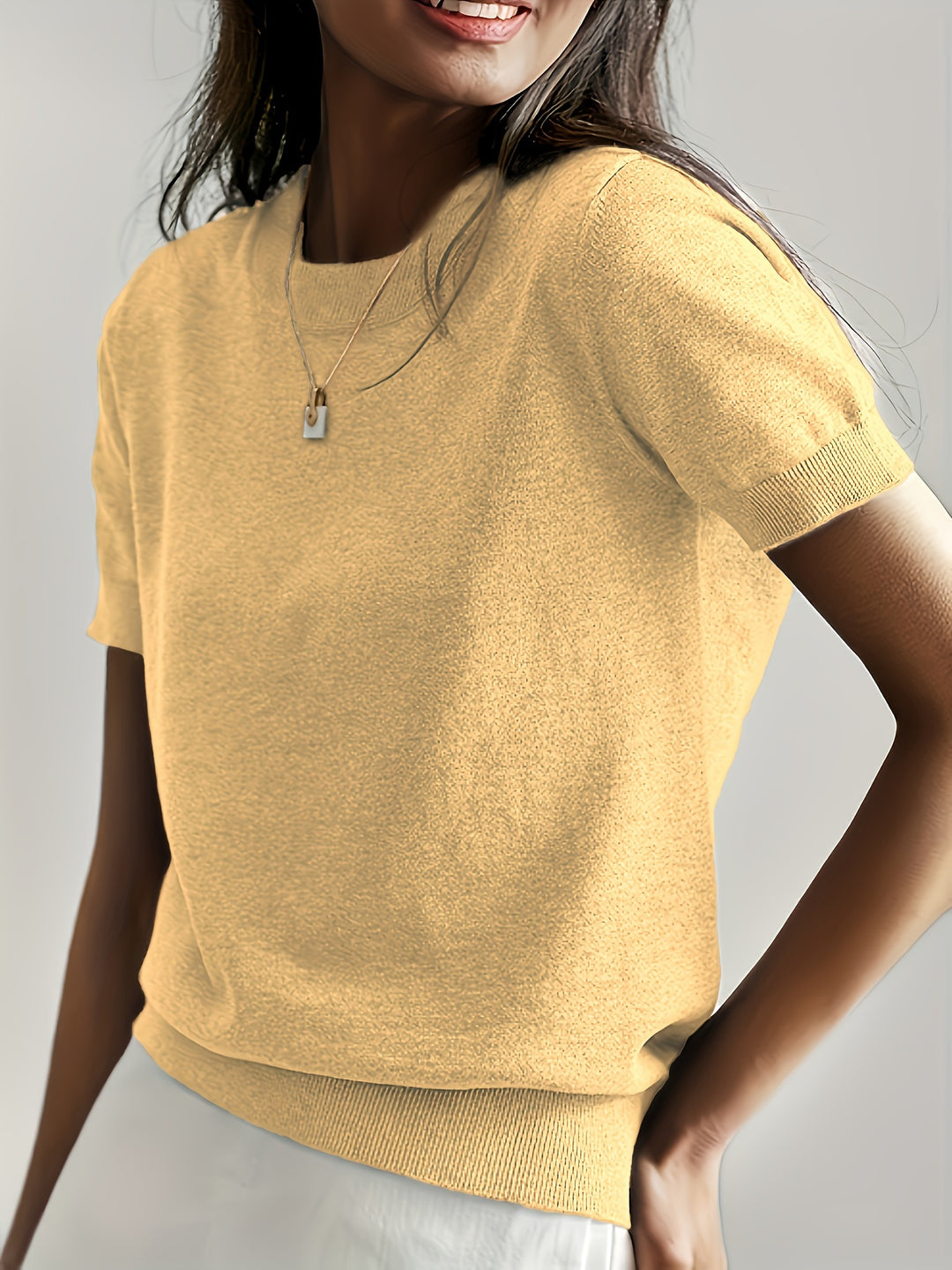 Leah™ - Casual Short Sleeve Top