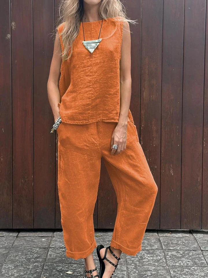Janice™ – Stylish Cotton Summer Set