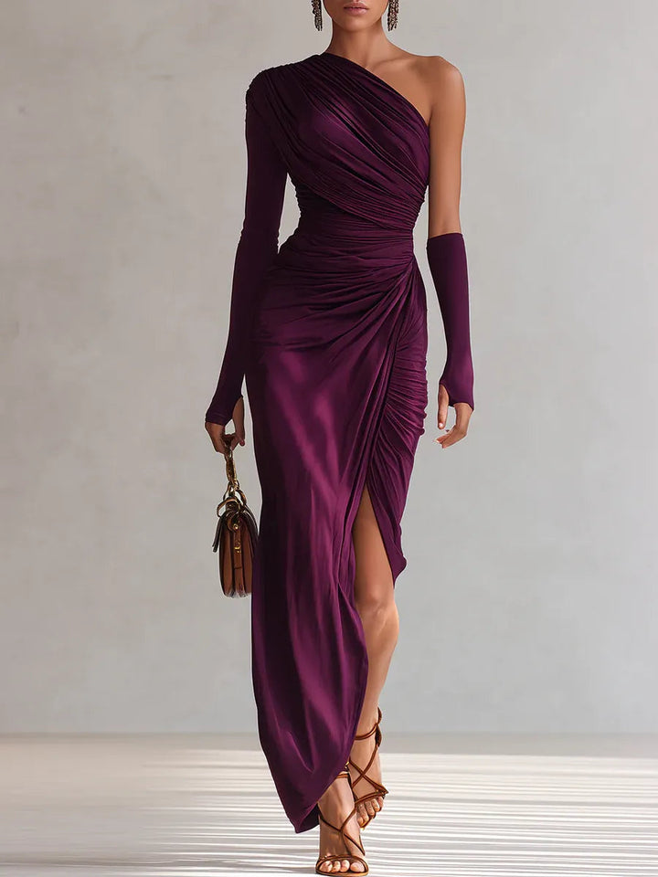 Rhianna™ Chic Maxi Dress with Sleeves