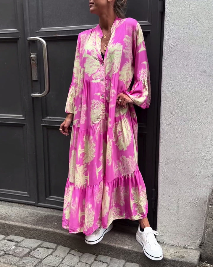 Diana™ - Comfy Patchwork Maxi Dress