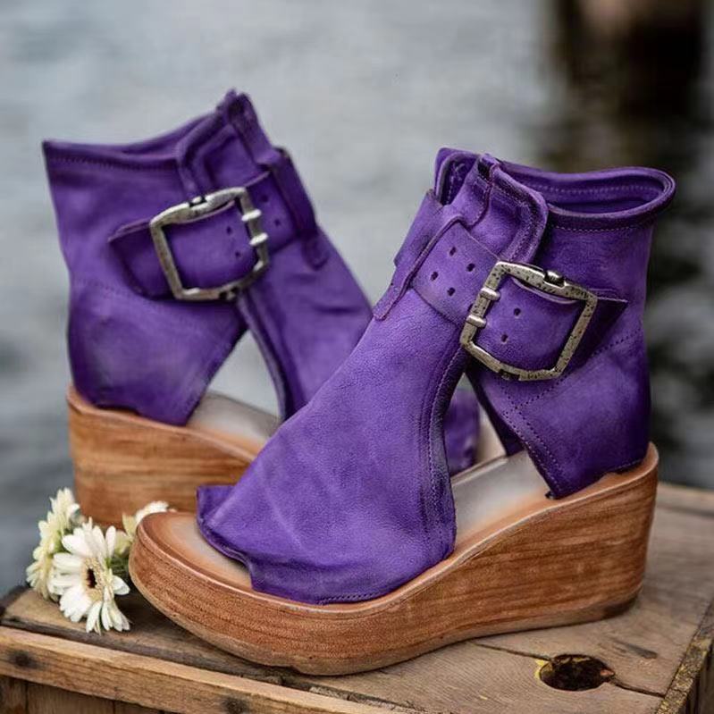 Elana™ - Stylish Orthopedic Boho Wedge Sandals