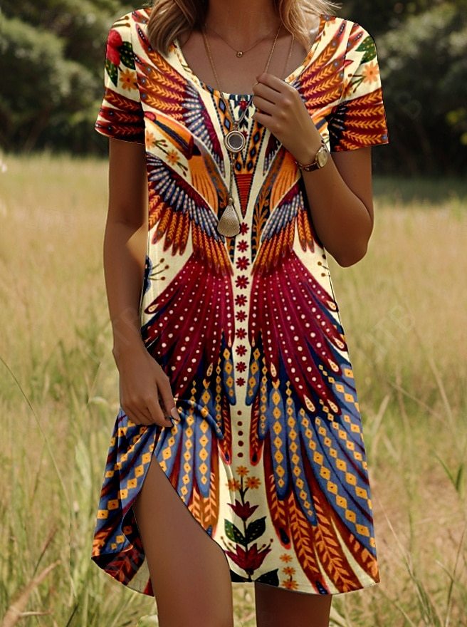 JULIA – Vibrant Bohemian-Style Dress