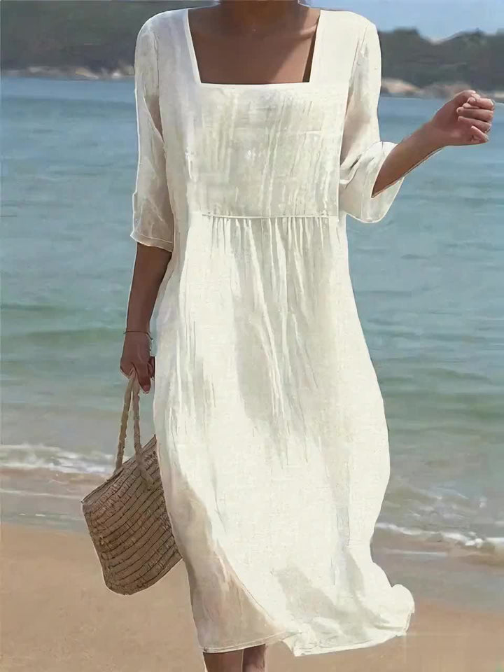 Lunelle™ – Casual Linen Dress