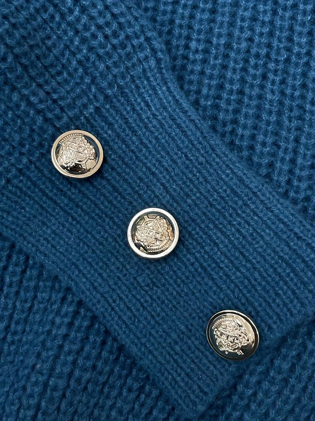 Aubrey™ - Cozy V-Neck Button-Front Sweater