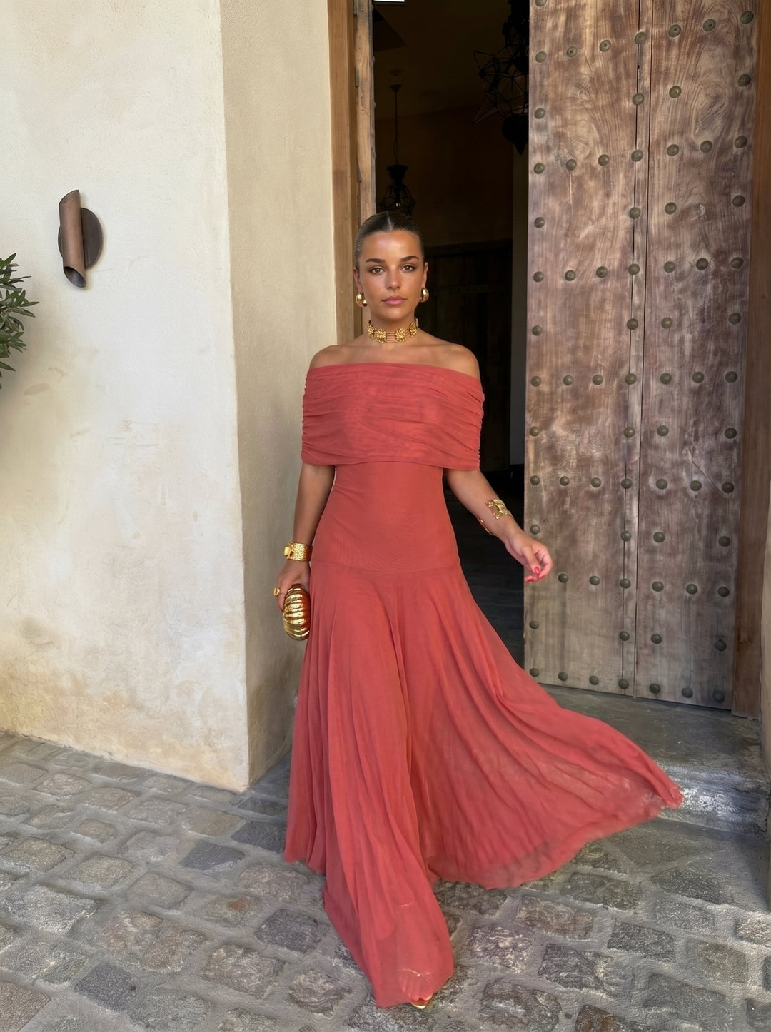 Toledo | Women's Off-Shoulder Maxi Dress