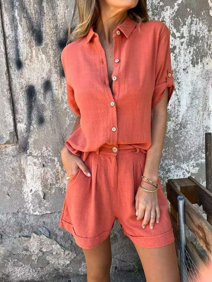 Gia™ – Stylish Cotton-Linen Set