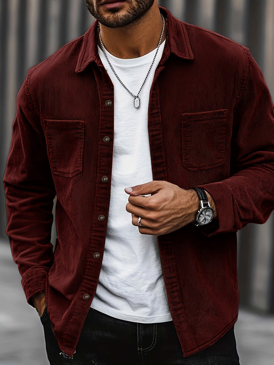 Johan™ Men's Corduroy Shirt Jacket