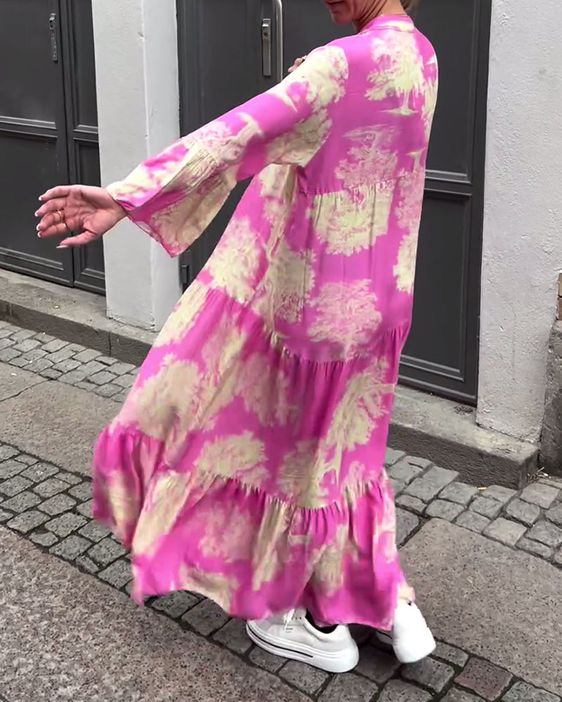 Diana™ - Comfy Patchwork Maxi Dress