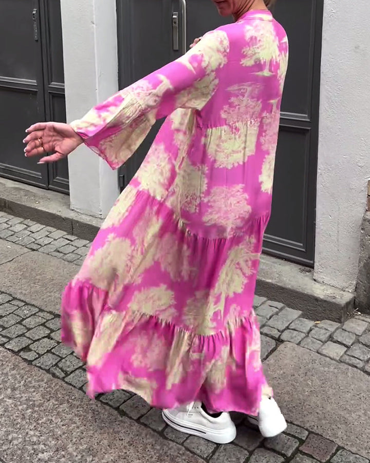 Diana™ - Comfy Patchwork Maxi Dress