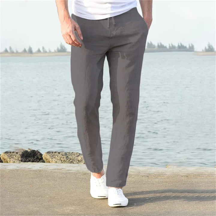 Dylan - Breathable Cotton-Linen Trousers