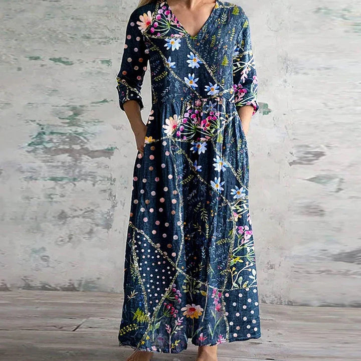 Kate™ - Elegant Retro Maxi Dress