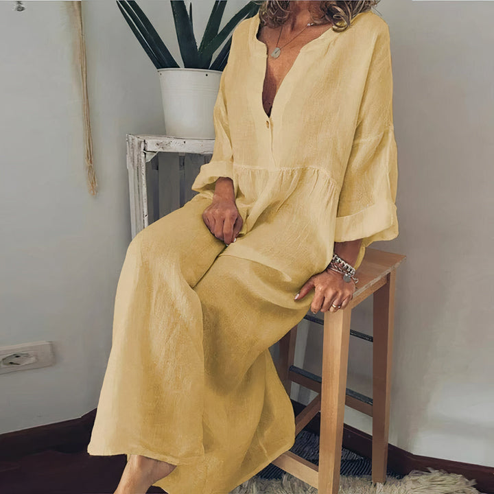 Chic Blouse-Style Dress