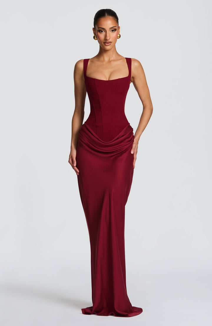 Women's Square Neck Sleeveless Maxi Dress