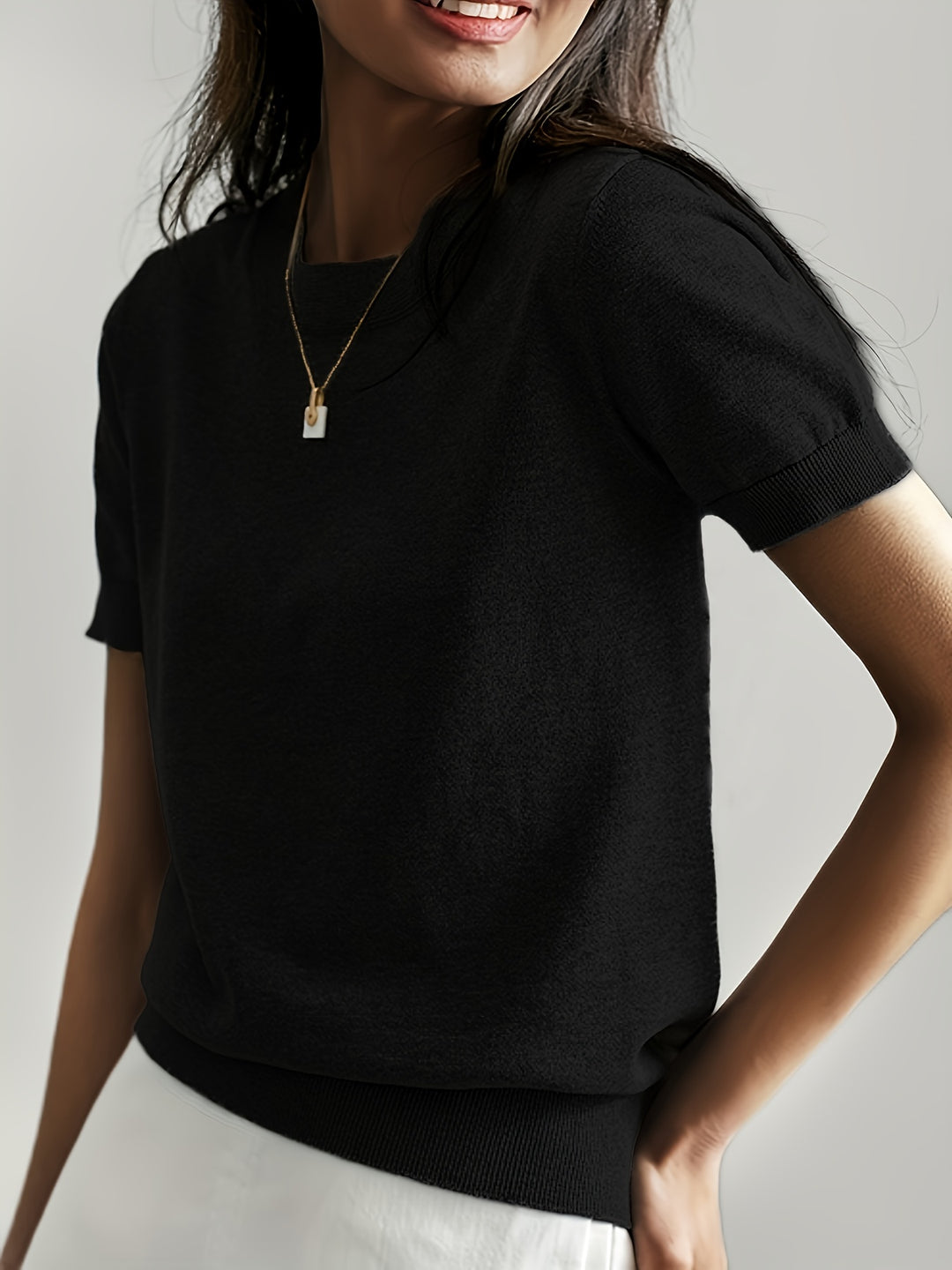 Leah™ - Casual Short Sleeve Top