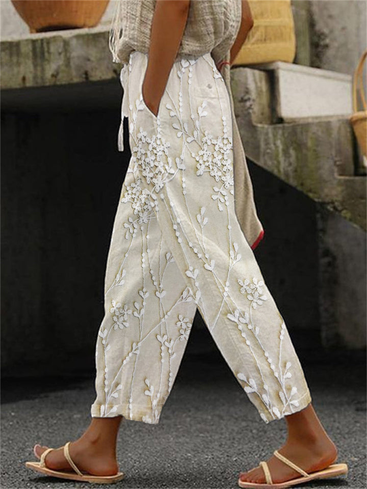 Aviora™ - Vine Printed Trousers