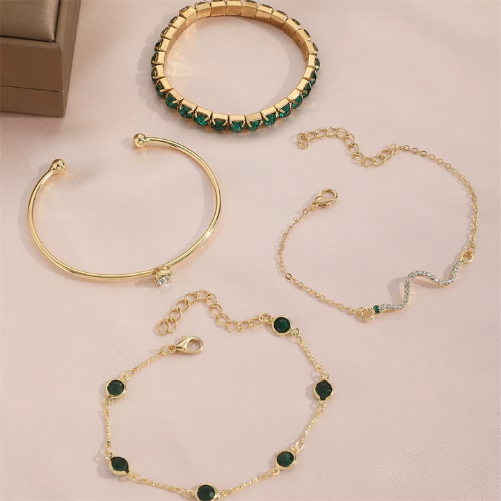 Celeste™ - Elegant 4-Piece Bracelet Set