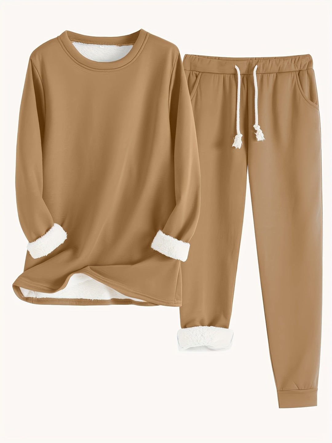 Riley™ - Cozy Fleece-Lined Lounge Set