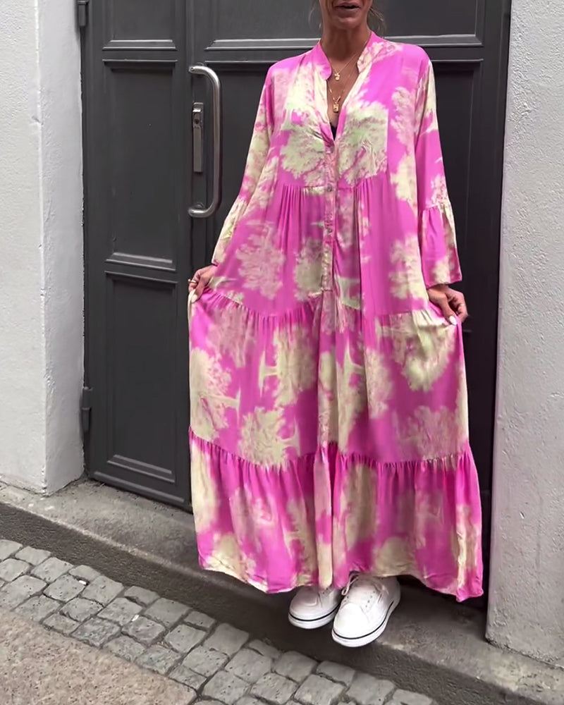 Diana™ - Comfy Patchwork Maxi Dress