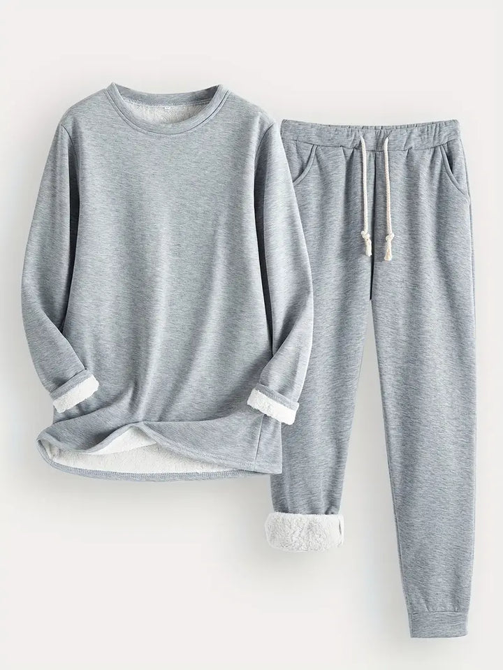 Riley™ - Cozy Fleece-Lined Lounge Set