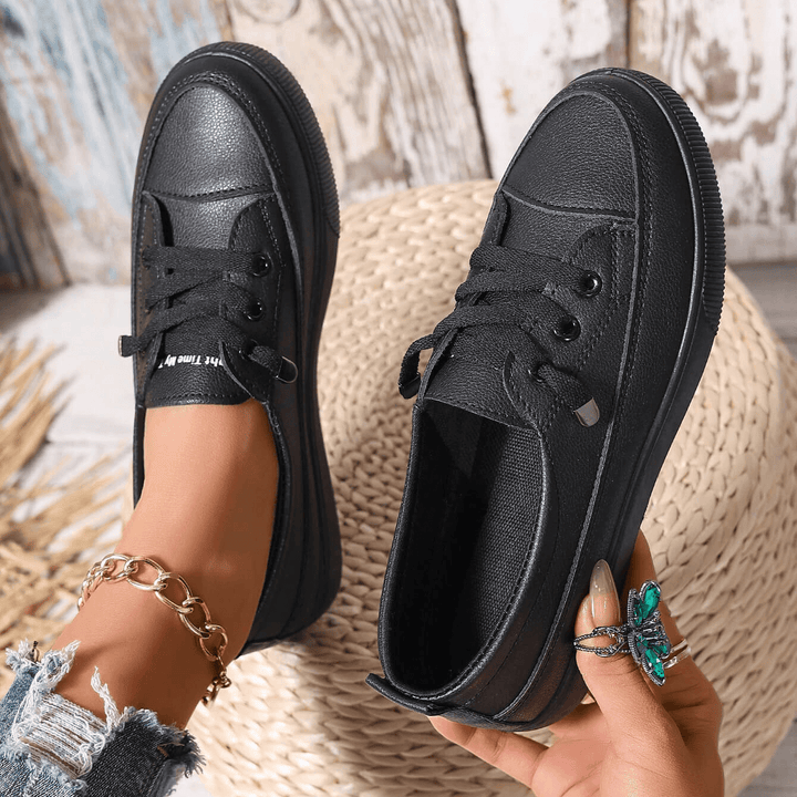 Elise™ – Women’s Lace-Up Orthopedic Flat Shoes