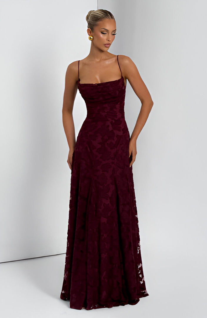 Francisa™ | Women's Long Lace Corset Dress