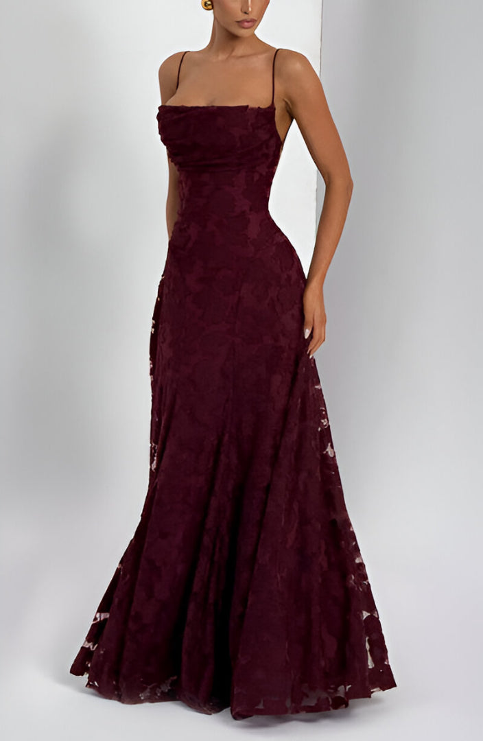 Francisa™ | Women's Long Lace Corset Dress