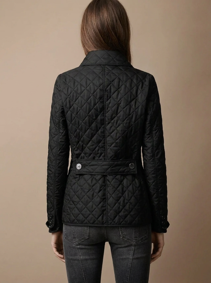 Lily | Women's Diamond Quilted, Padded Jacket with Pockets